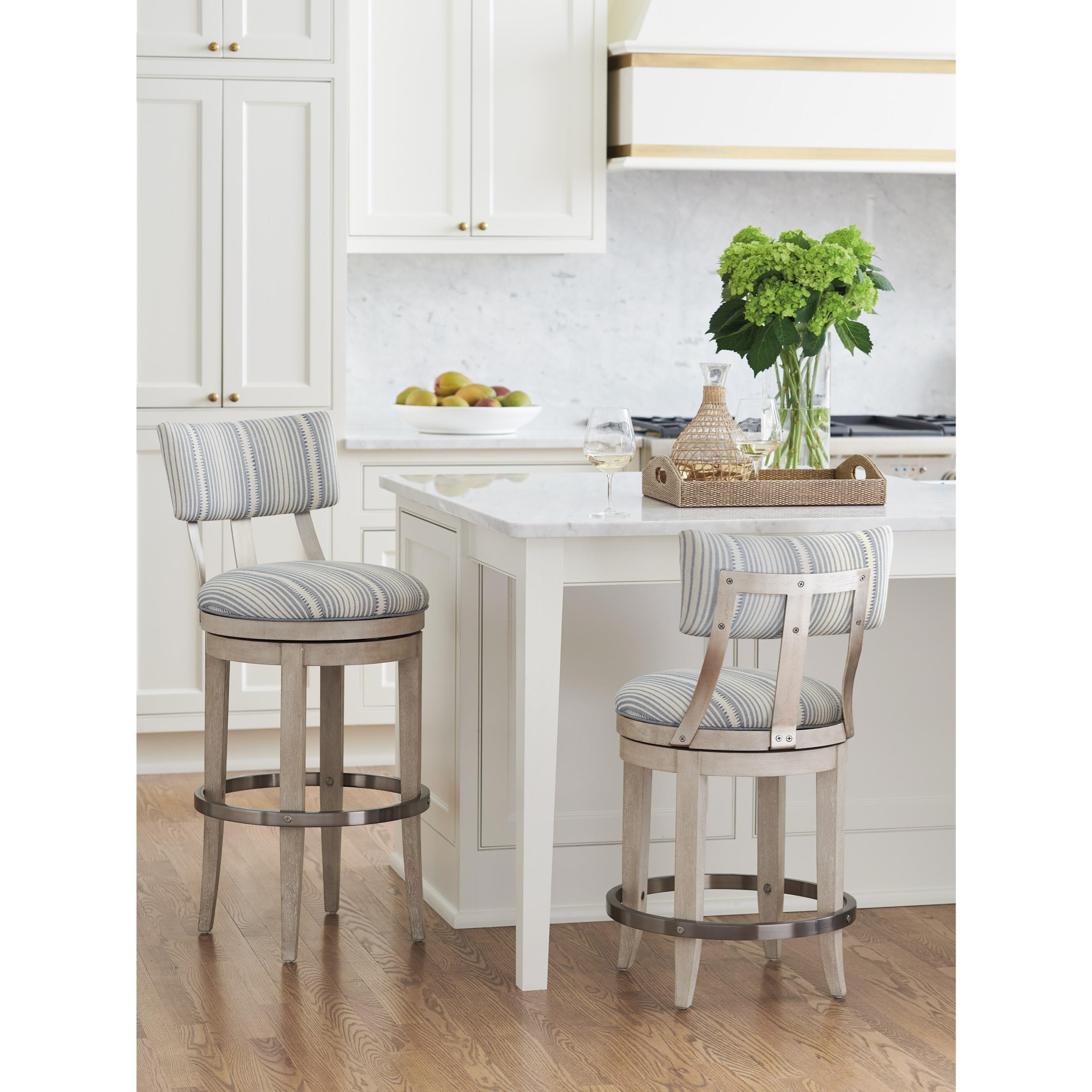 Barclay Butera Malibu 926 895 Cliffside Swivel Upholstered Counter
